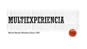Multiexperiencia