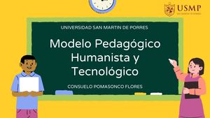 Modelo Pedagógico Humanista Tecnológico