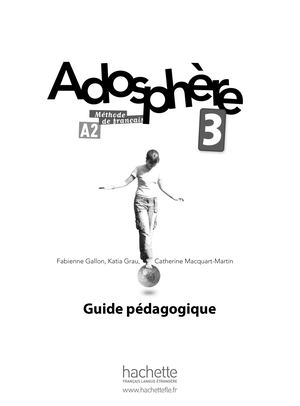 Adosphere 3 (Méthode de frainçais)