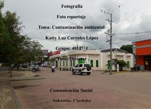 Fotoreportaje Contaminacion Ambiental Katty Corrales