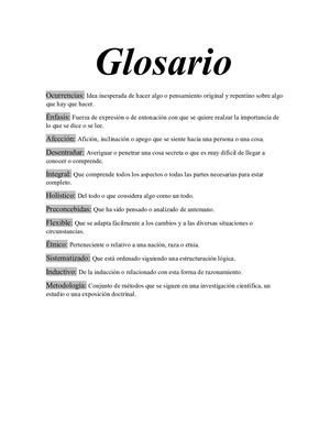 Glosario