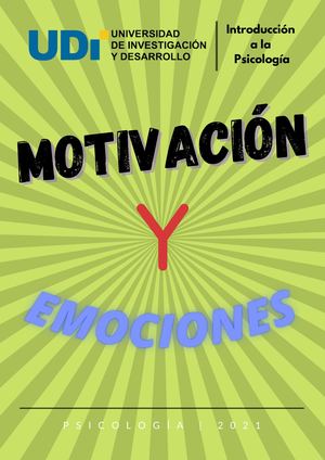 Cartilla Pedagógica sobre Motivación y Emociones