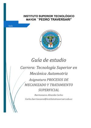Guia Didactica Procesos De Mecanizado Fin 4