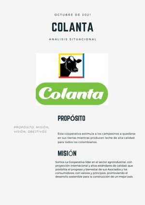 Analisis Situacional Colanta