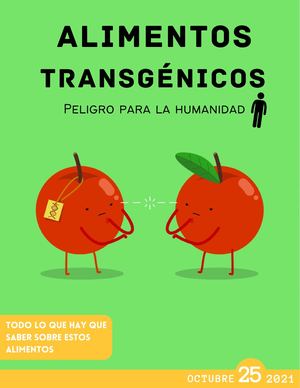 Revista Sobe Alimentos Transgénicos