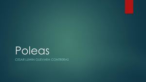 Poleas