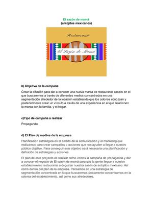 El Sazón De Mamá (1)