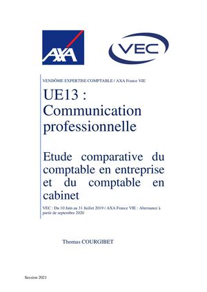 M.DCG.2021.6 Etude comparative du comptable en entreprise et du comptable en cabinet