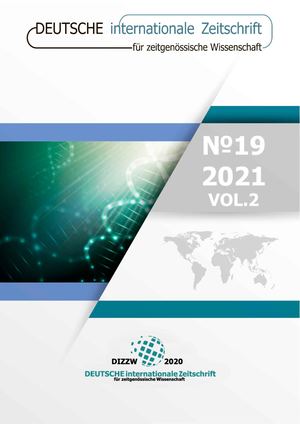 Deutsche Internationale Zeitschrift Für Zeitgenössische Wissenschaft №19 Part 2 2021 .