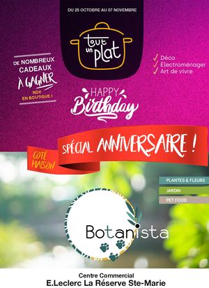 Catalogue anniversaire Novembre Botanista & Tout un Plat