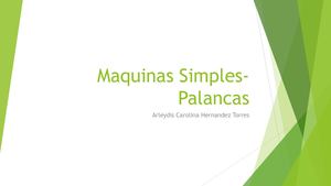 Maquinas Simples Palancas