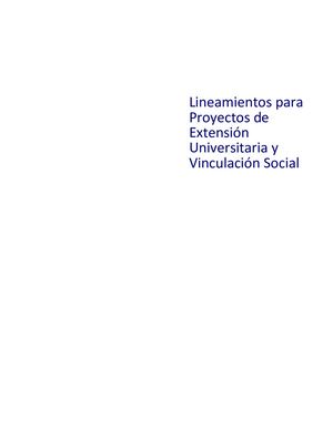 Lineamientos Extension Universitaria Julio 2021