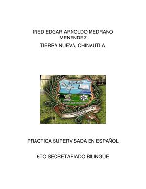 Practica De Proyecto Supervisada Pdf