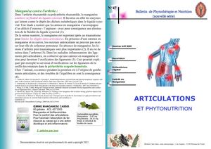 articulations sensible et arthrite