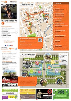 Carte Touristique La Roche Sur Yon 2017