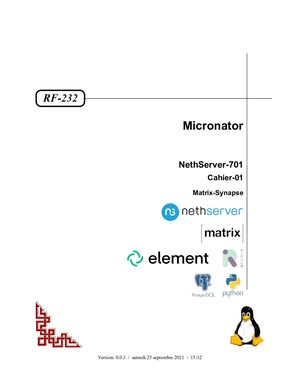 NethServer 701-01: Matrix-Synapse
