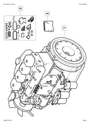 Claas Ceres 346 316 Tractor Parts Catalogue Manual (Sn Ct13400010 Ct13409999)