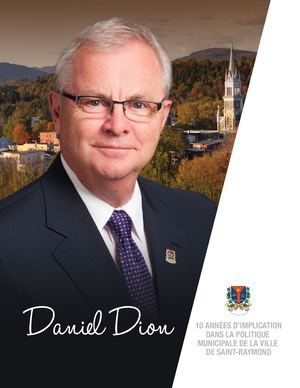 Cahier souvenir, monsieur Daniel Dion, maire