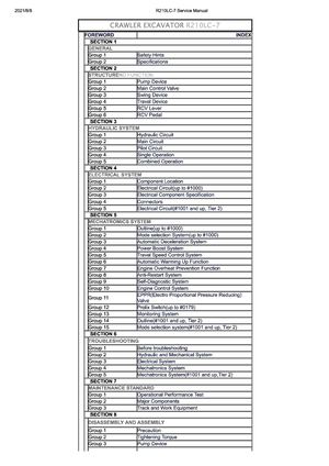 Hyundai R210lc 7 Crawler Excavator Service Repair Manual
