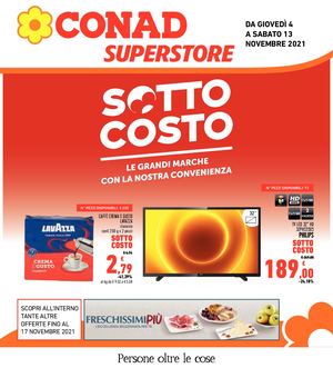 Volantino Conad Superstore Piemonte Nord Ovest 04 Novembre 13 Novembre Pdf