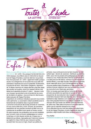 Newsletter Octobre 2021