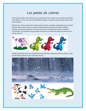Los países de colores-cuento