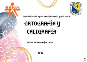 Caligrafia Y Ortografia