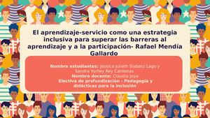 Aprendizaje-servicio