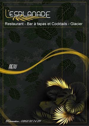 L'Esplanade Restaurant : Menu