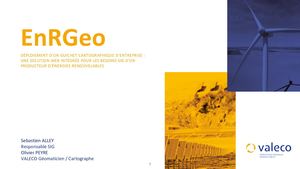 Déploiement d'un guichet cartographique d'entreprise - une solution web intégrée pour les besoins SIG d'un producteur d'énergies renouvelables