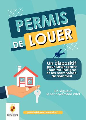 PERMIS DE LOUER BEAUCAIRE