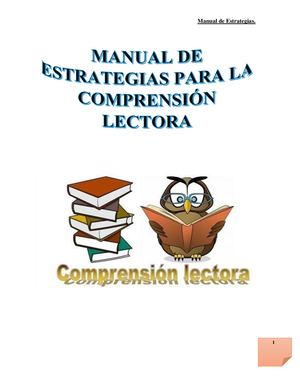Manual Comprensión Lectora