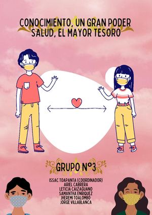 Conocimiento, un gran poder. Salud, el mayor tesoro-Grupo Nº3