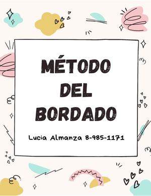 Método Del Ensartado O Bordado