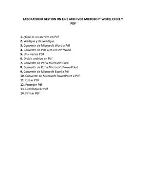 Laboratorio Gestion On Line Archivos Microsoft Word 2 0