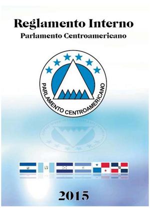 Reglamento Interno Parlacen
