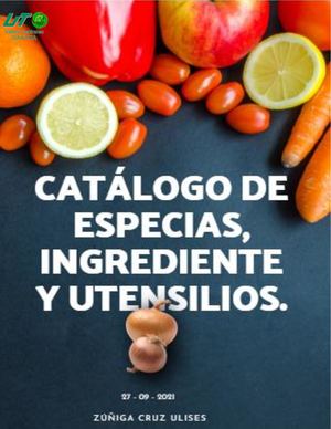 Catalogo de Cocina Mexicana 2