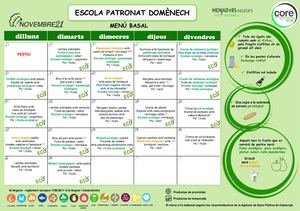 Menú Novembre 2021