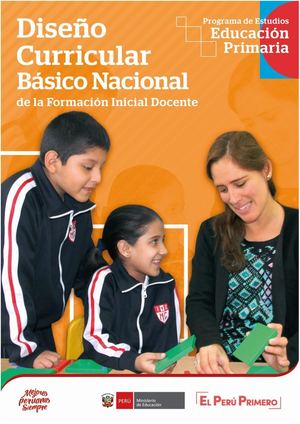 Diseño Curricular Básico Nacional 2019 Educación Primaria 09082019