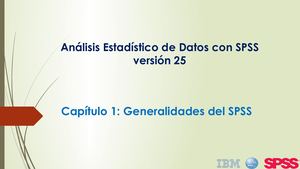 Análisis Estadístico de Datos con SPSS versión 25