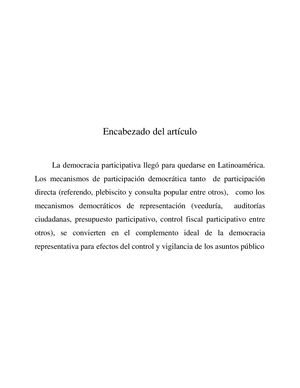 Institucionalidad De Los Mecanismos Noviembre 4 Del 2020