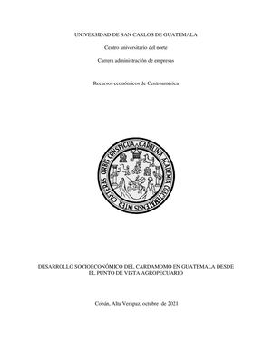 Trabajo Cardamomo Grupo 7