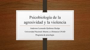 Psicobiología Unidad 2 Tarea 3 Explicación Psicobiología Y Sus Aplicaciones Anderson Quiñones