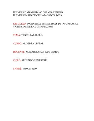 Texto Paralelo, Hector Barillas