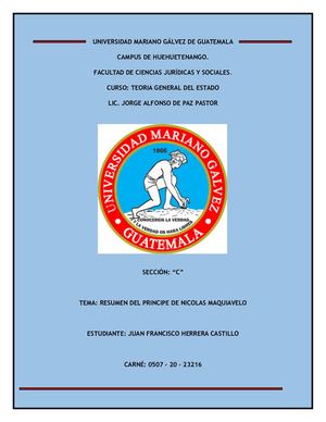 El Principe De Nicolas Maquiavelo