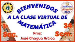 1º Sec. - Sem.34 - Matemática
