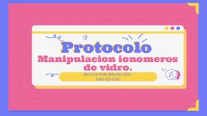 Manipulacion Ionomero De Vidrio