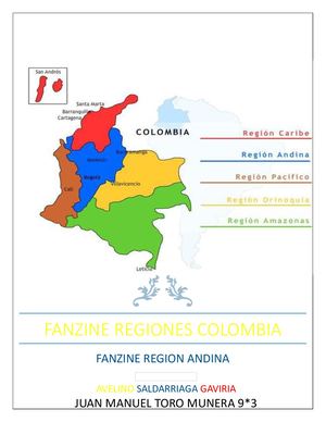 Fanzine Regiones Colombia