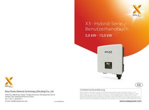 Manual Solax H3 Hybrid G4