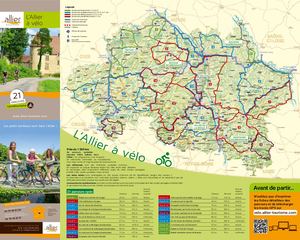 Carte Allier A Velo
